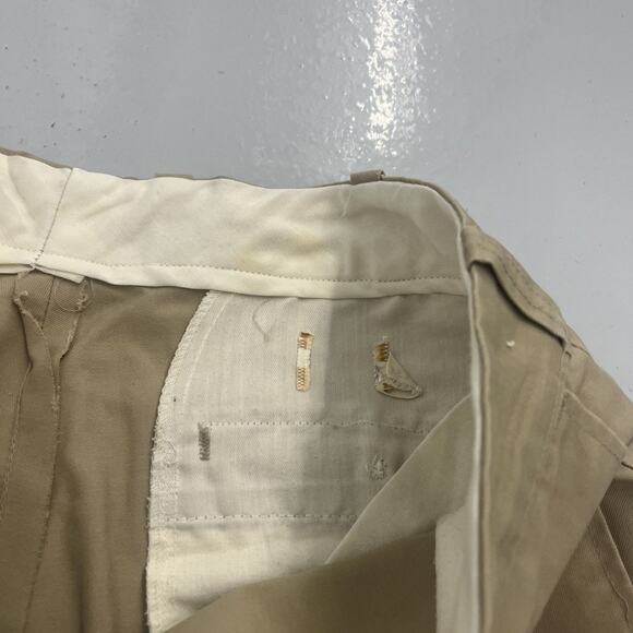 Vintage 60s Sears Tan Sanforized Workwear Chinos 36x31 - Picture 4 of 4